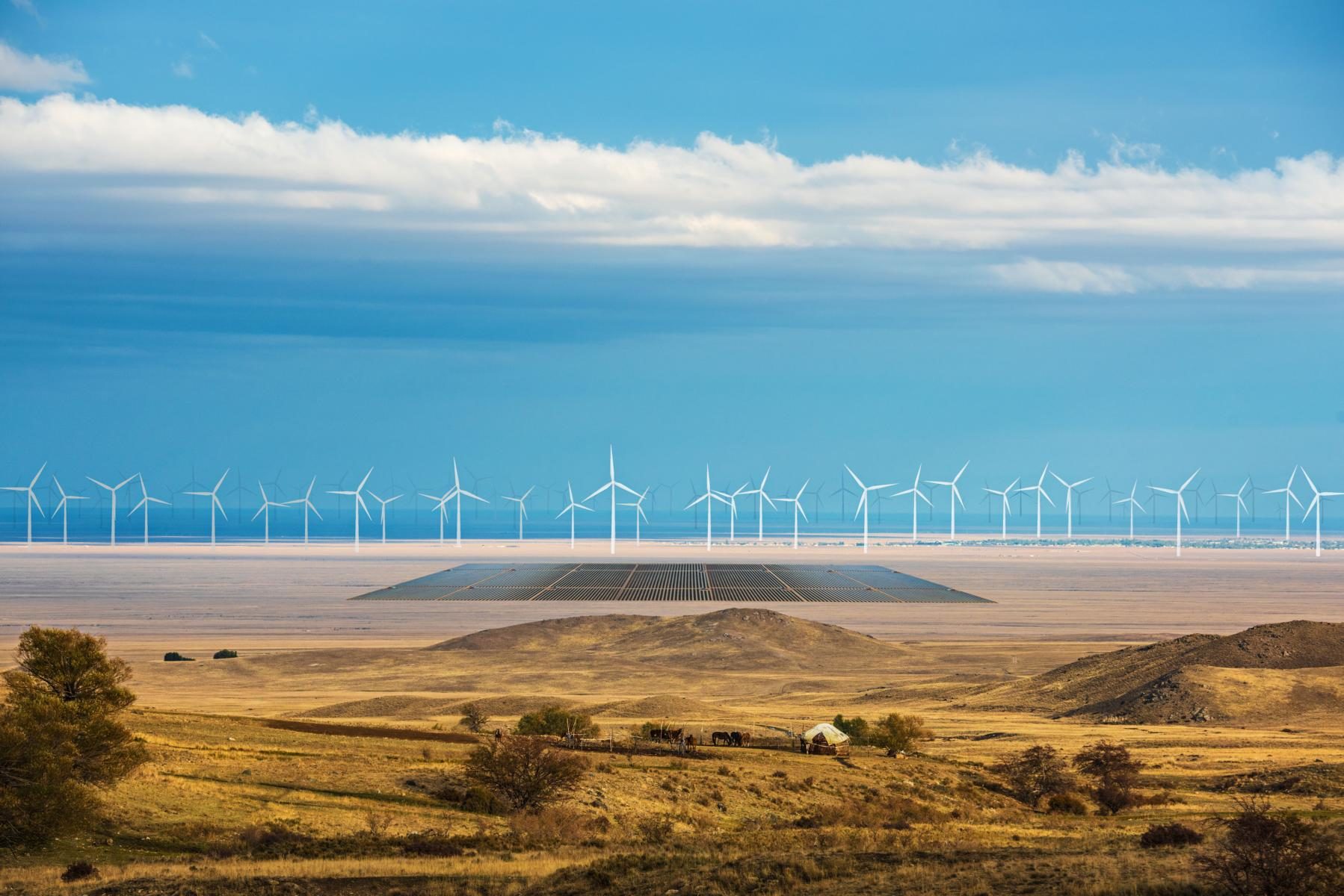 Windpark Kasachstan